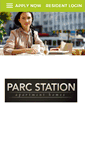Mobile Screenshot of parcstationapts.com